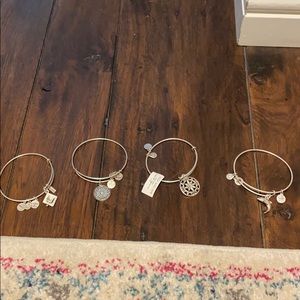 4 Alex and ani bracelets